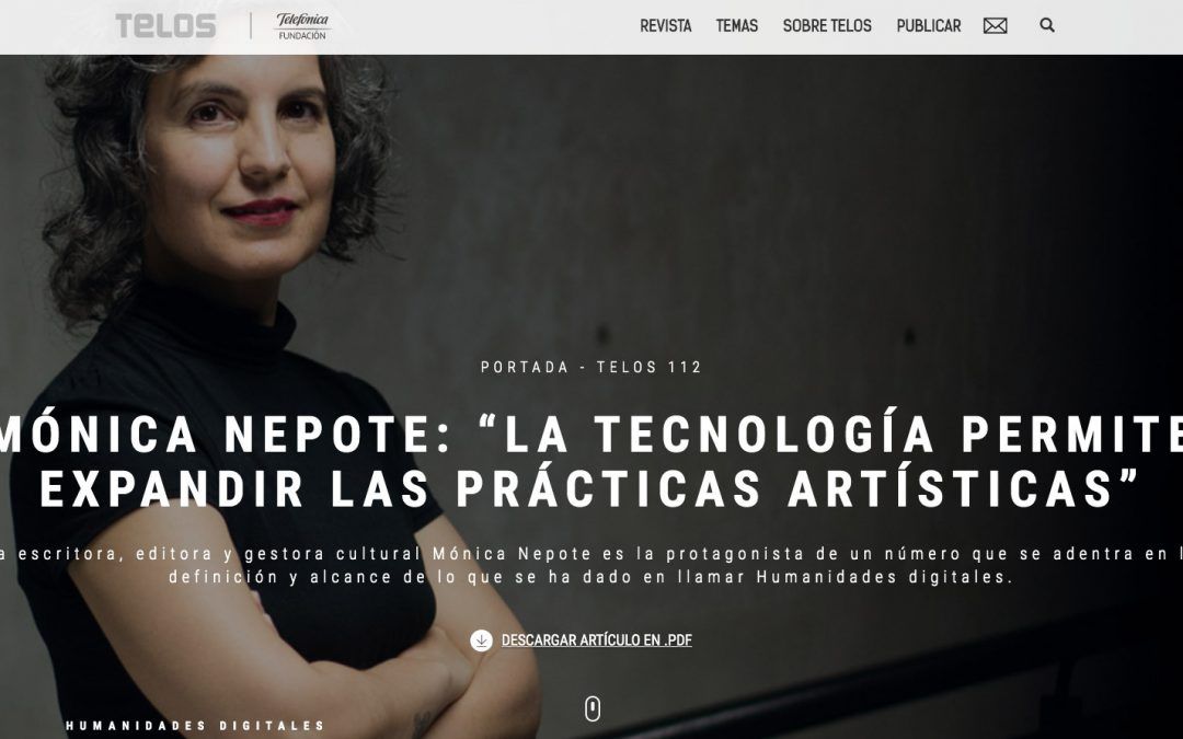 La tecnología permite expandir las prácticas artísticas