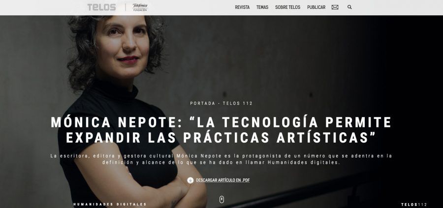 La tecnología permite expandir las prácticas artísticas